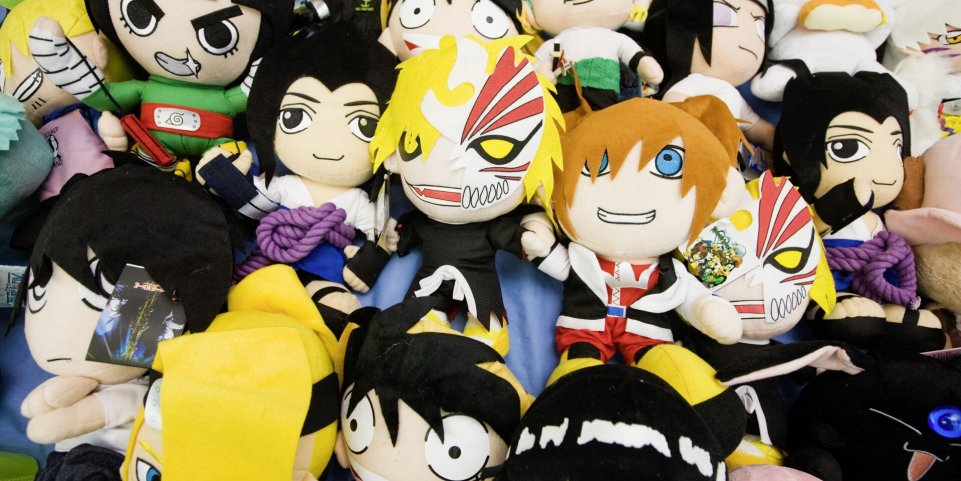 Peluches manga