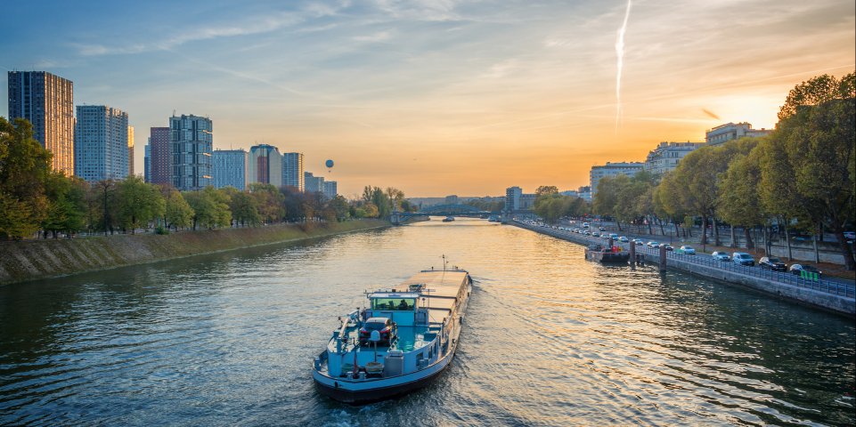 Péniche seine Paris bateau