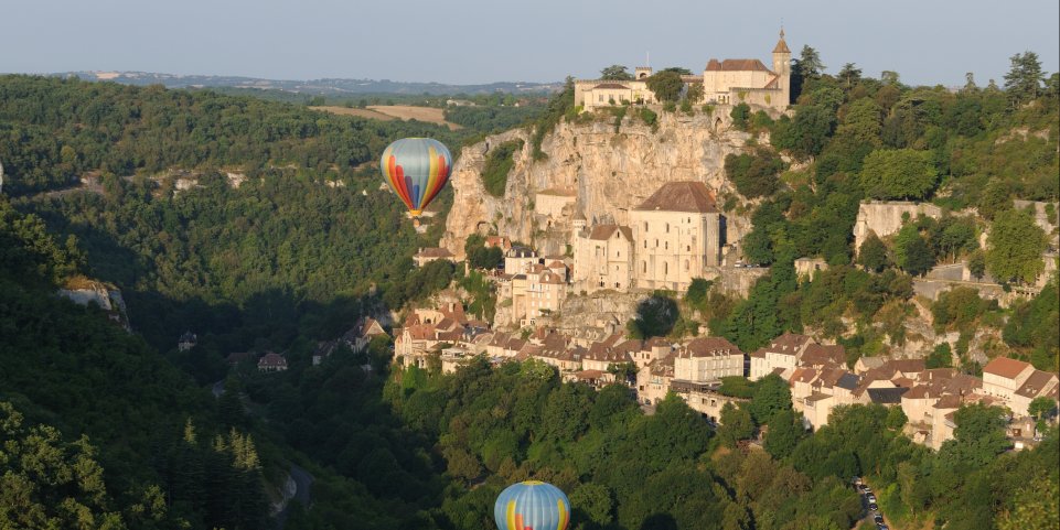 Rocamadour en montgolfière