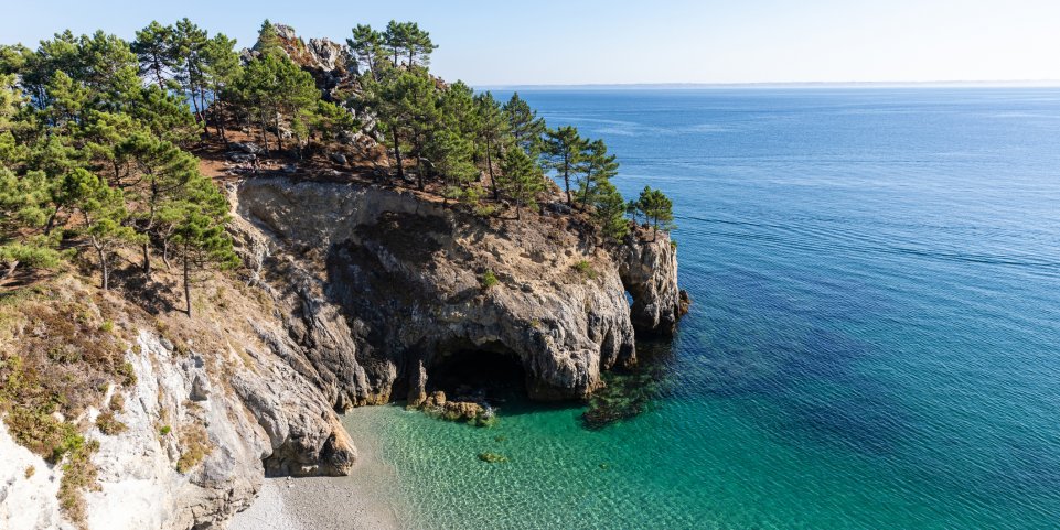 La plage de l'île Vierge à Crozon