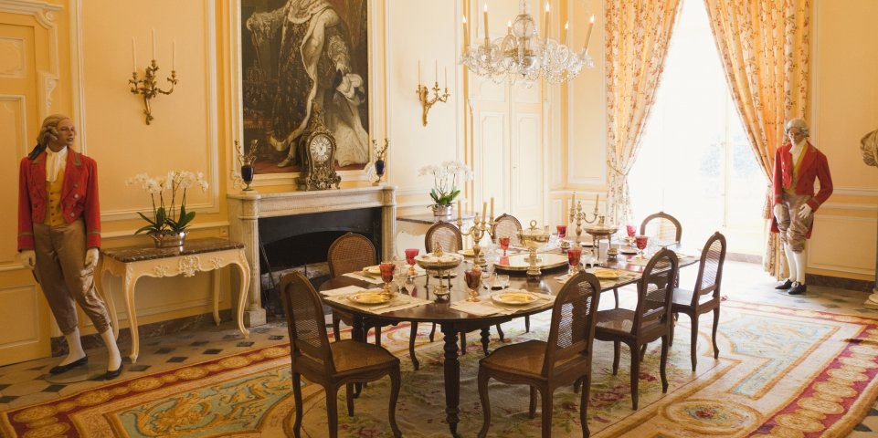 La salle à manger du château d'Ussé