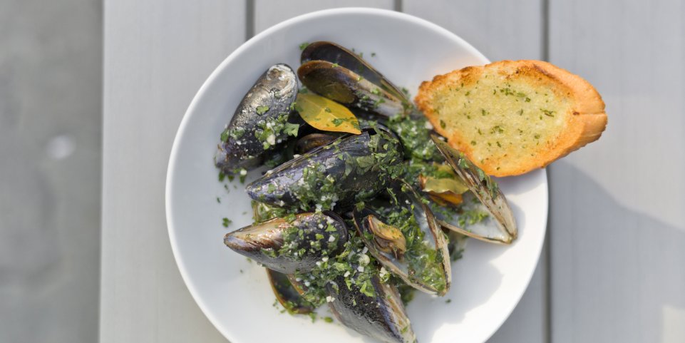 Cuisine normande, plat de moules