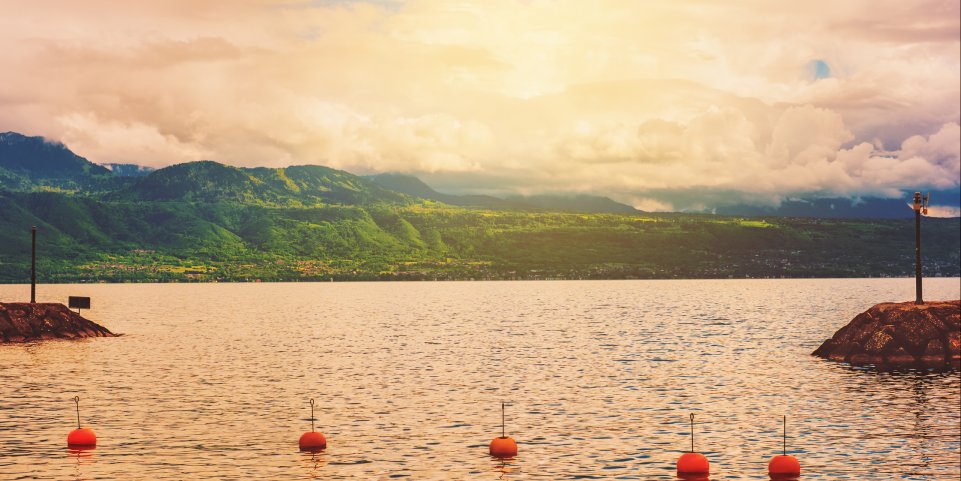 Lac Léman depuis Evian Les Bains