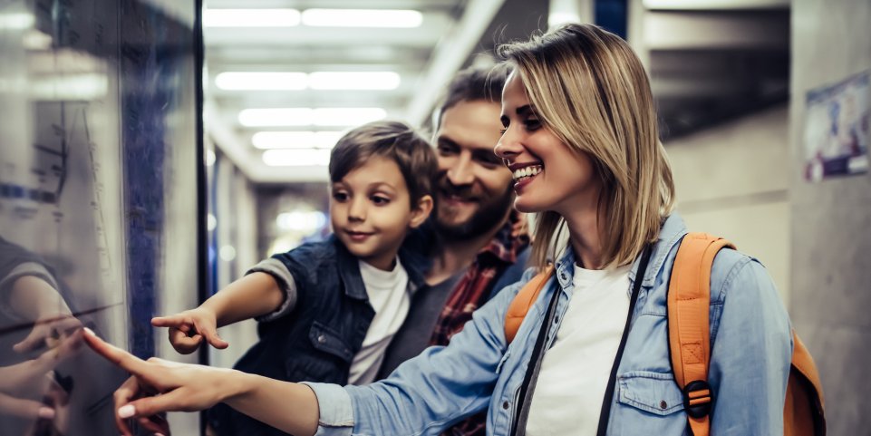 Voyage famille train