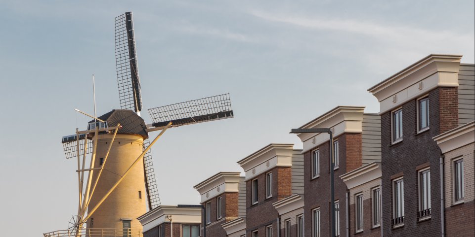 Un moulin à vent à Schiedam