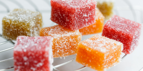 Des pâtes de fruits