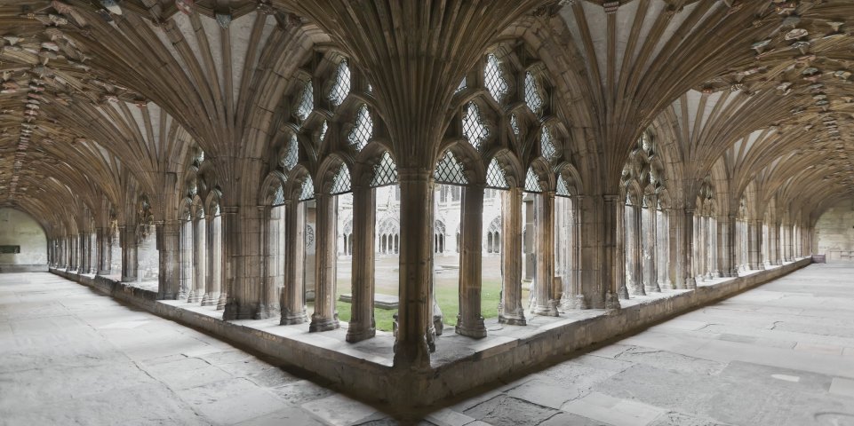 Cloître de la cathédrale de Canterbury
