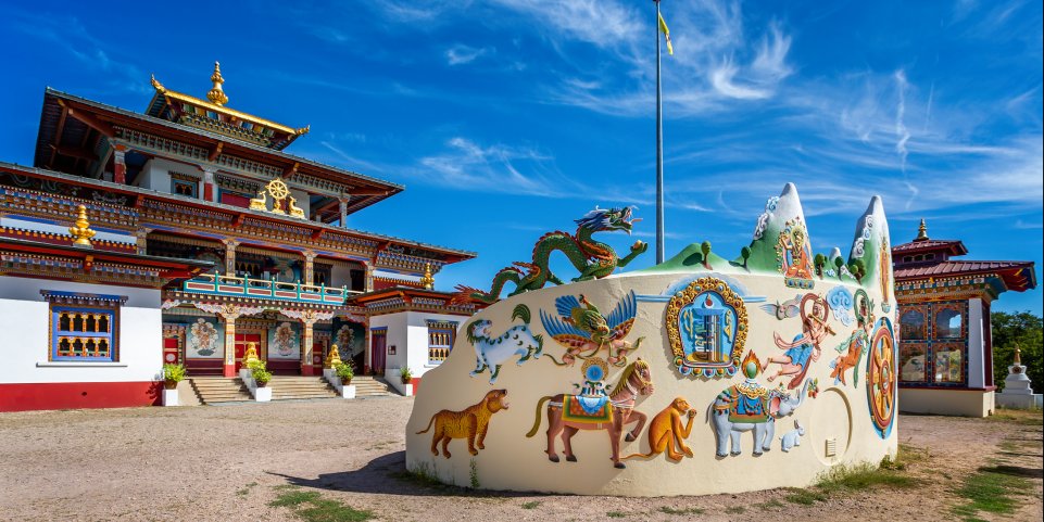 Le palais bouddhiste Paldenshangpa