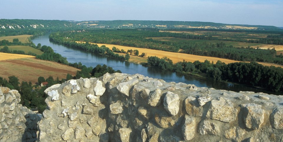 Vue à la Roche-Guyon