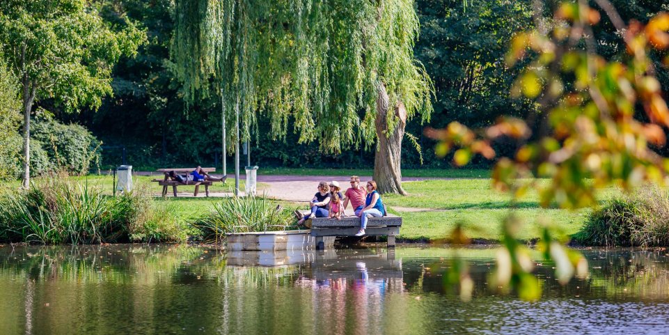 Sur les berges de l'Orne à Caen