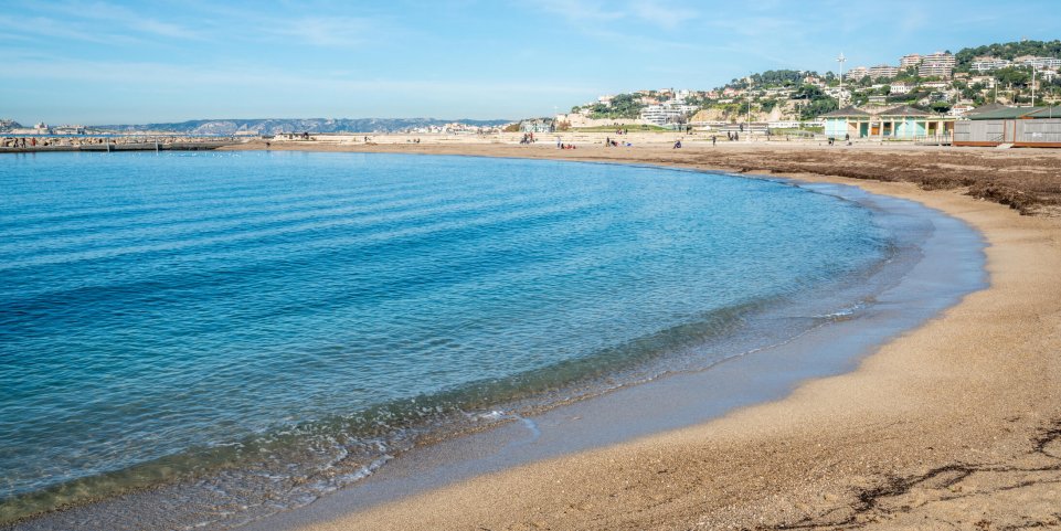 Plage du Prado à Marseille