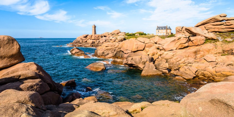 La côte de Granit Rose à Ploumanach