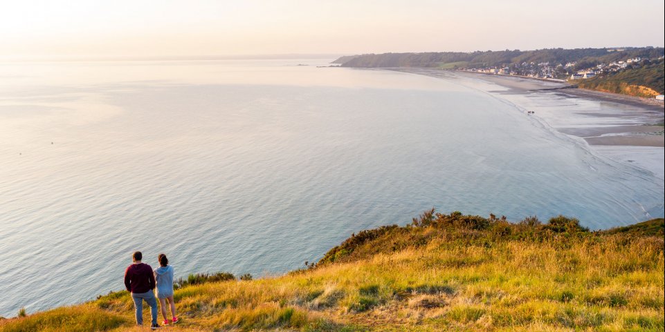 Coucher de soleil à la pointe de la Béchue