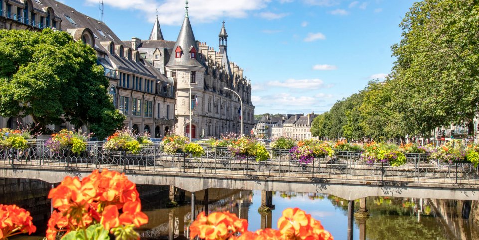Les quais de l'Odet à Quimper