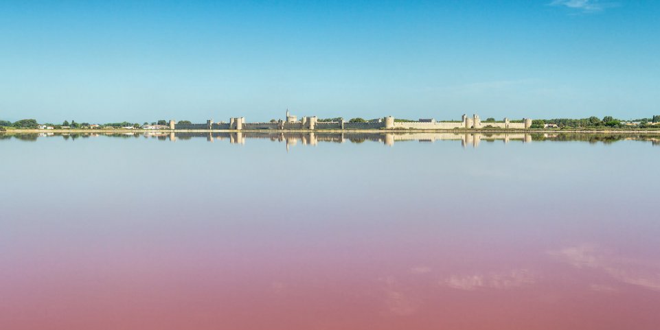 La saline d'Aigues-Mortes