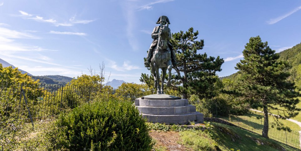 Statue équestre de Napoléon à Laffrey