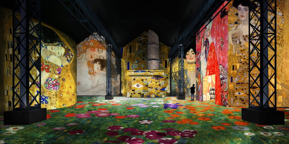 Simulation Klimt – Atelier des Lumières - Paris