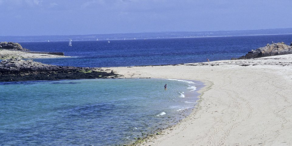 Fouesnant Les Glenan, archipel des Glenan, île Saint-Nicolas