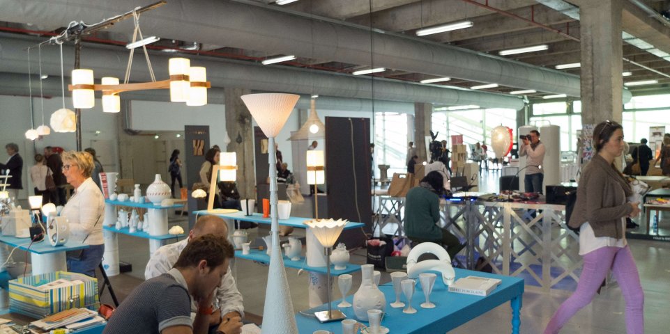 Intérieur de la Cité de la mode et du design