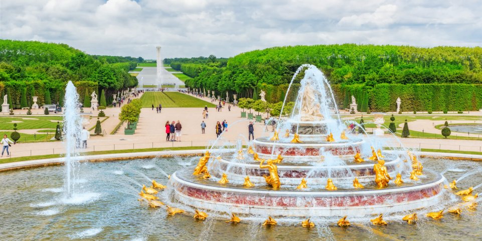 Le Château de Versailles vu du ciel