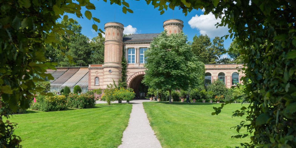 Le jardin botanique du château de Karlsruhe