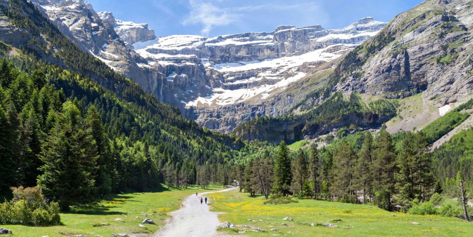 chemin randonnée cirque gavarnie