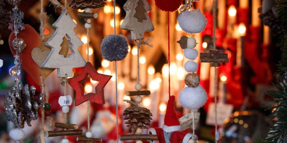 Décoration marché de Noël