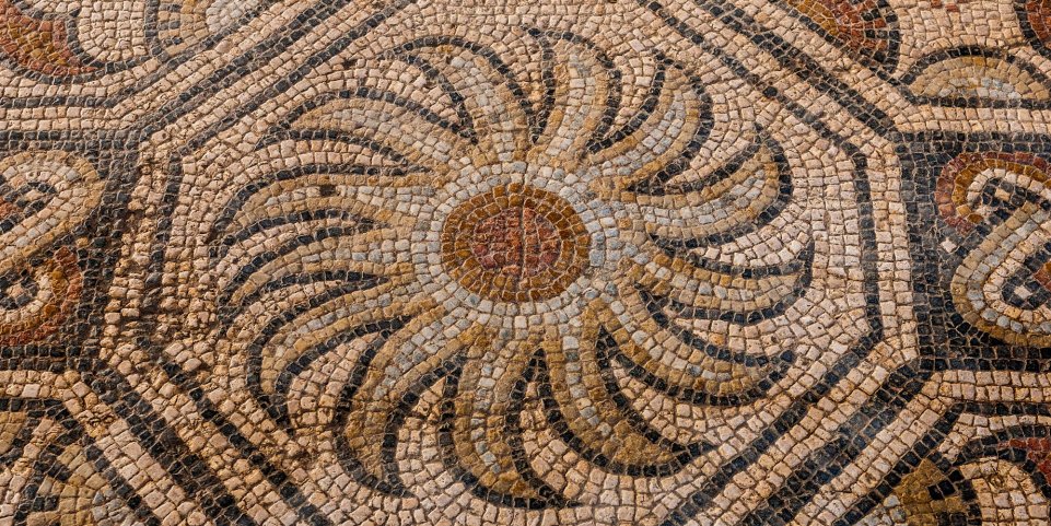 Mosaïque de la villa gallo-romaine de Séviac, dans le Gers