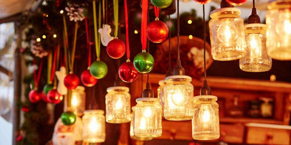 Stand marché de noël