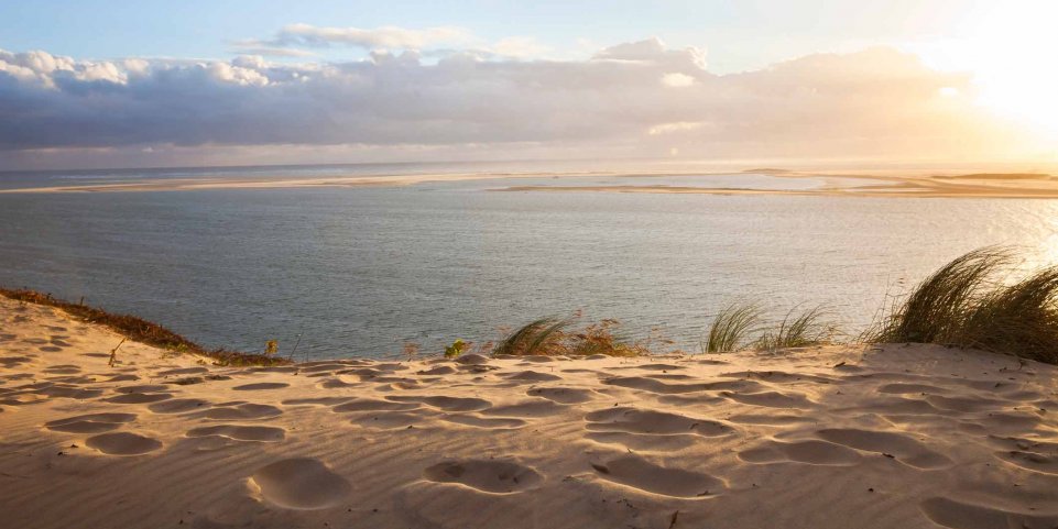 En haut de la dune du Pilat