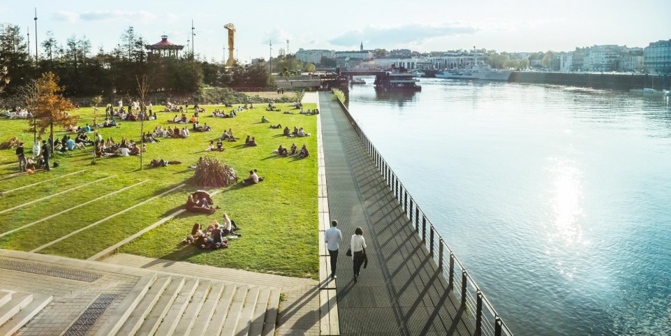 Parc des Chantiers sur l'Île de Nantes