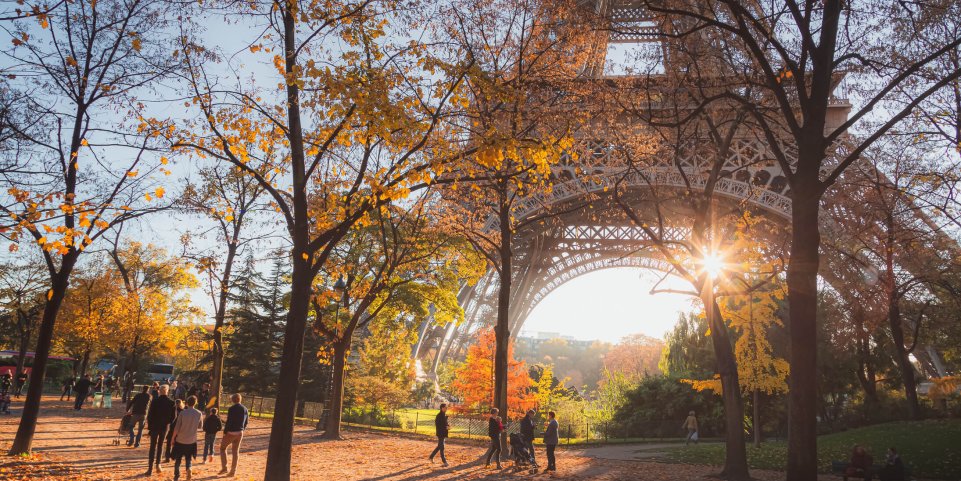 Tour Eiffel en automne