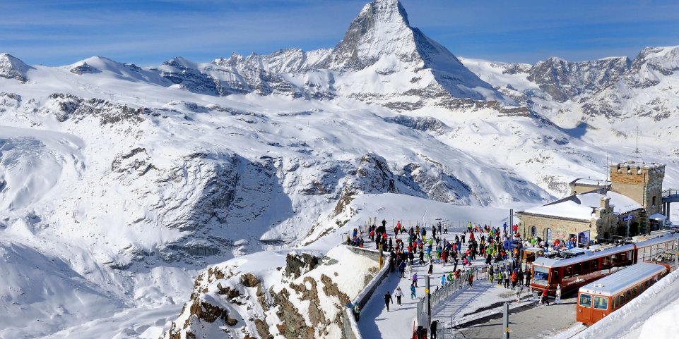 Pic du Matterhorn, station de ski de Zermatt - Suisse