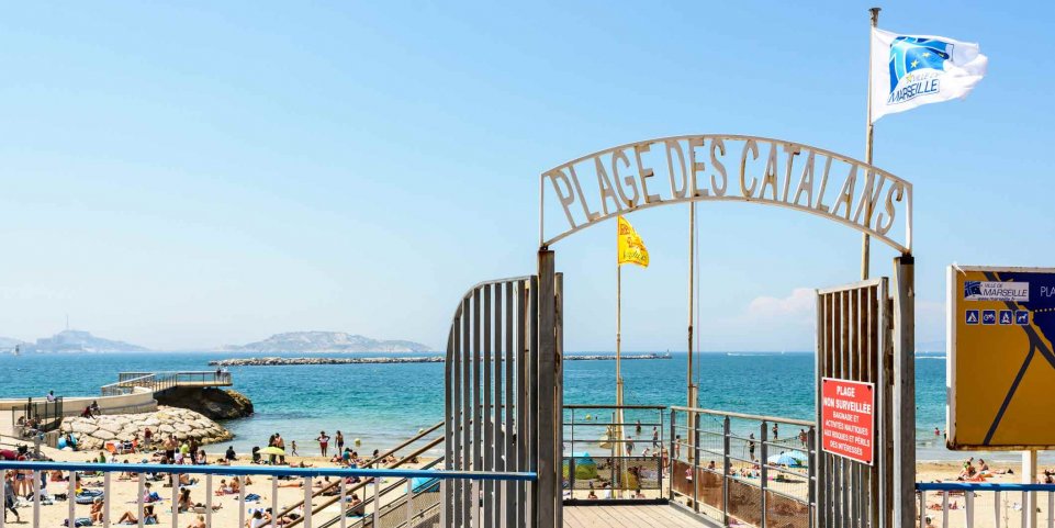 plage des catalans Marseille 