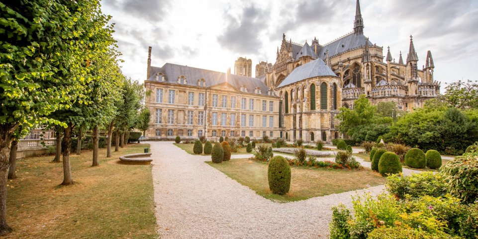 Cathédrale et jardins, Reims
