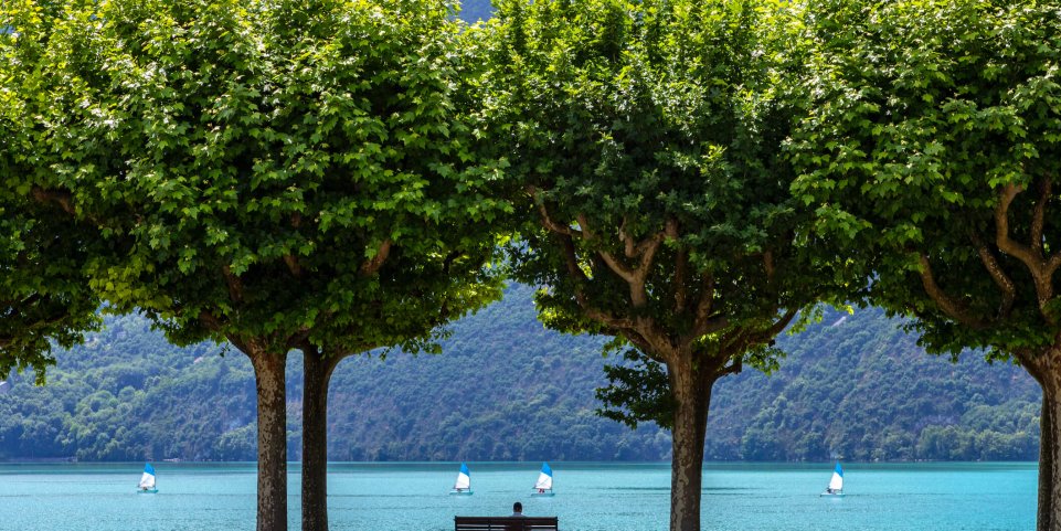 Rives du Lac du Bourget à Aix-les-Bains