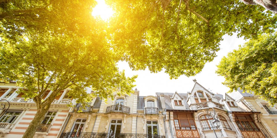 Façade de maison à Vichy