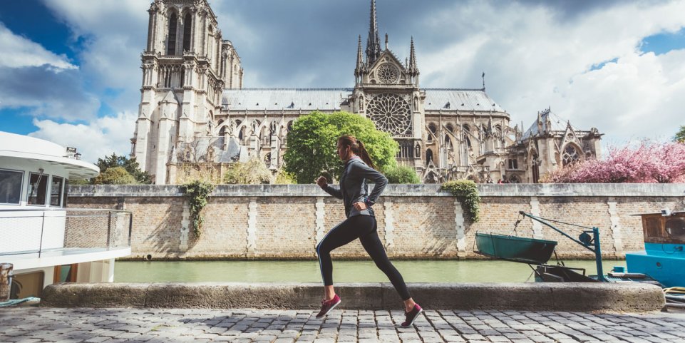 Courir sur les quais de Seine