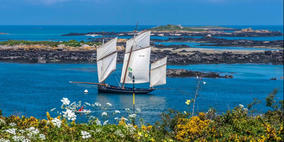 La Cancalaise dans l'archipel de Chausey