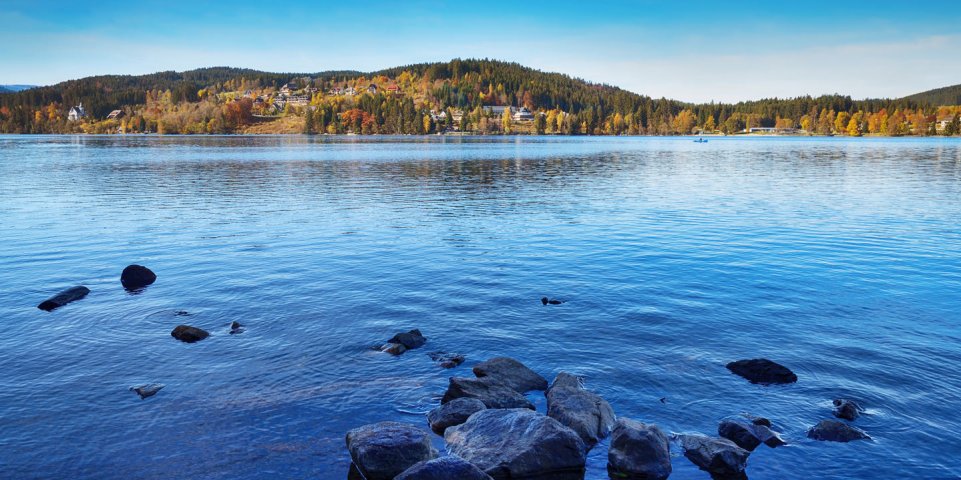 Lac Titisee à Fribourg-en-Brisgau en Allemagne