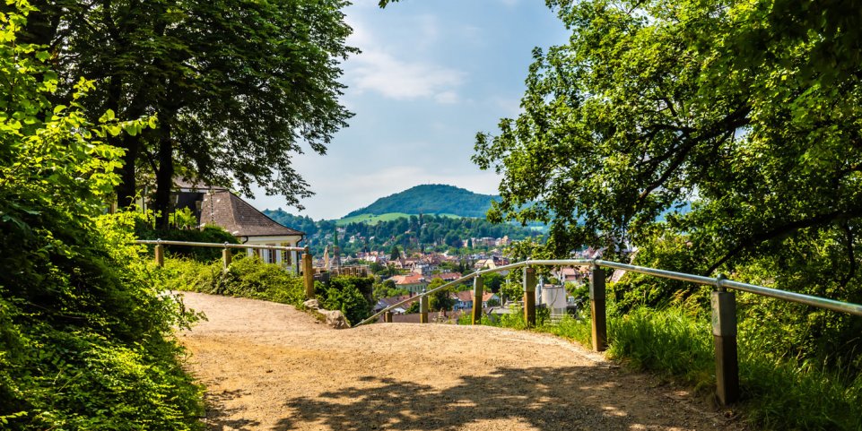 Sentier à Fribourg