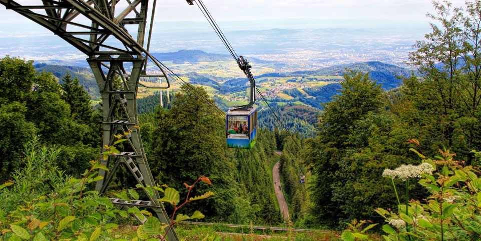 Téléphérique du Schauinsland à Fribourg-en-Brisgau, Allemagne