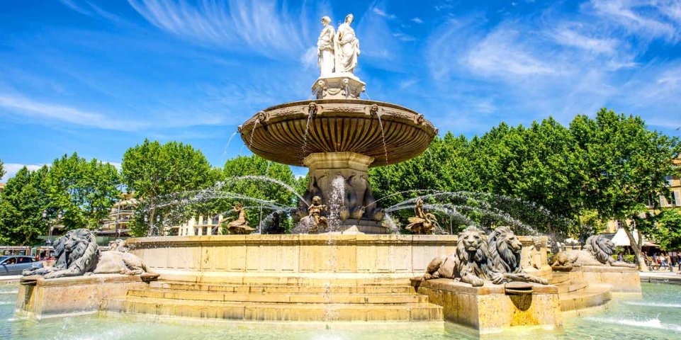 Aix en provence fontaine 