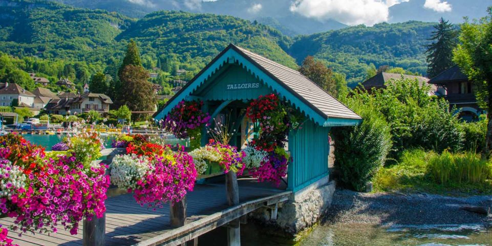 ponton lac d'annecy