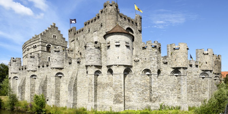 château des comtes de Flandre Gand Belgique