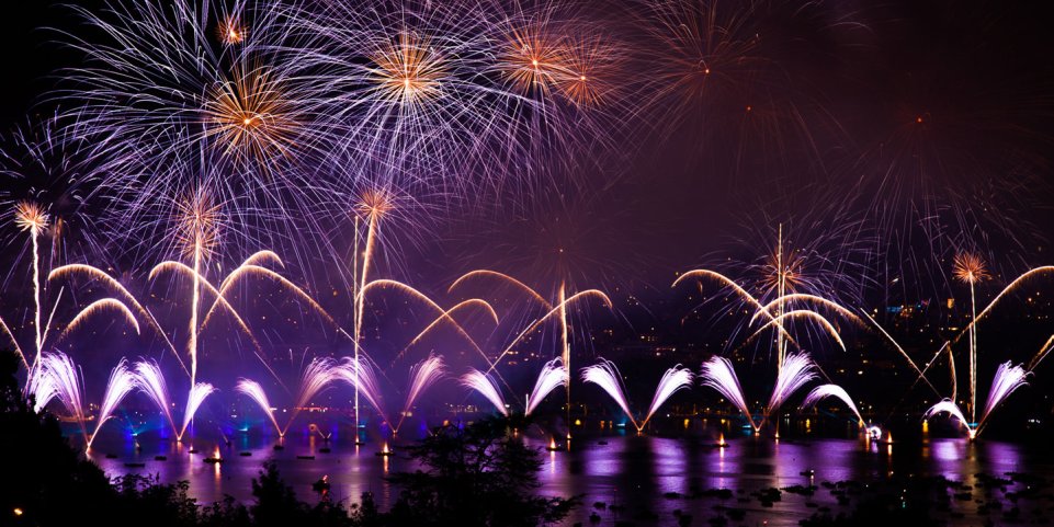 feu d'artifice d'Annecy