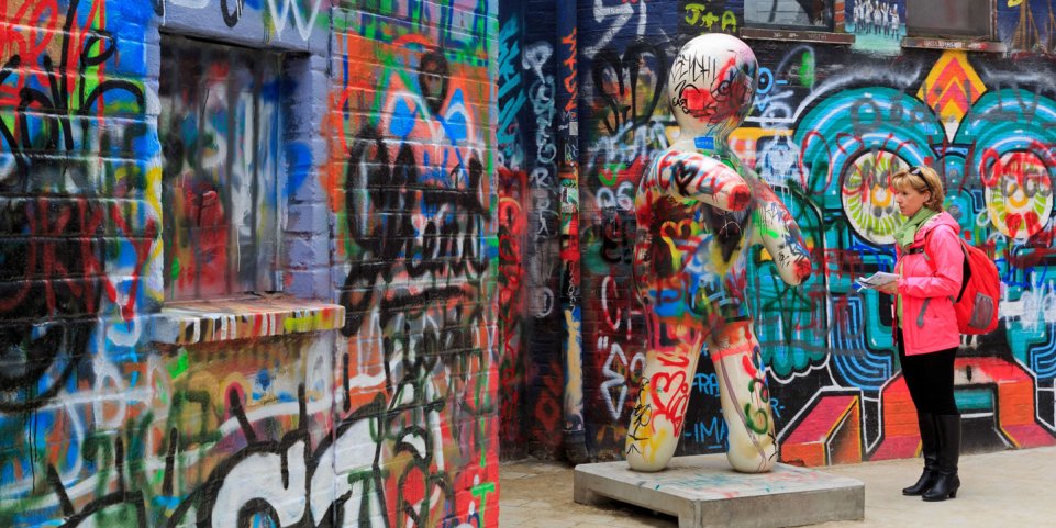 Rue du graffiti à Gand - Belgique