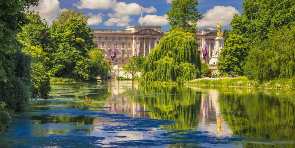 St James's Park vue sur Buckingham Palace