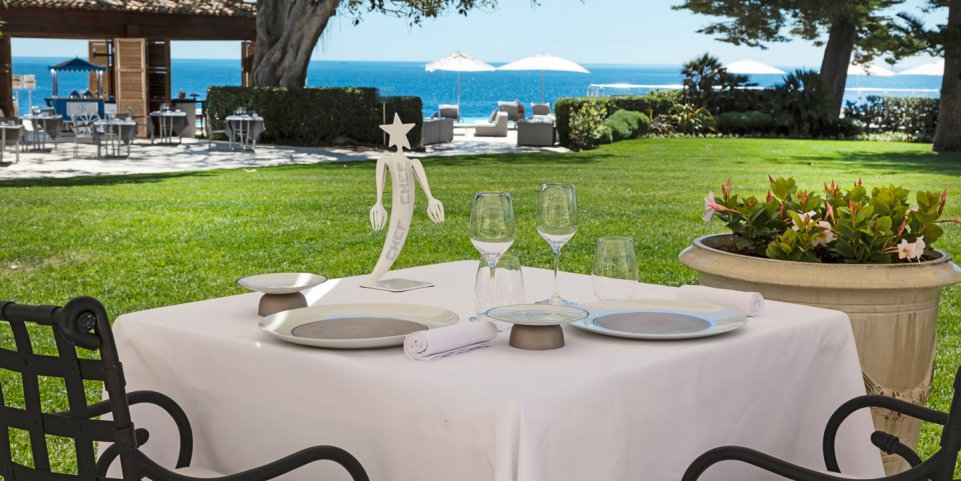 Terrasse Cap Estel Eze restaurant gastronomique