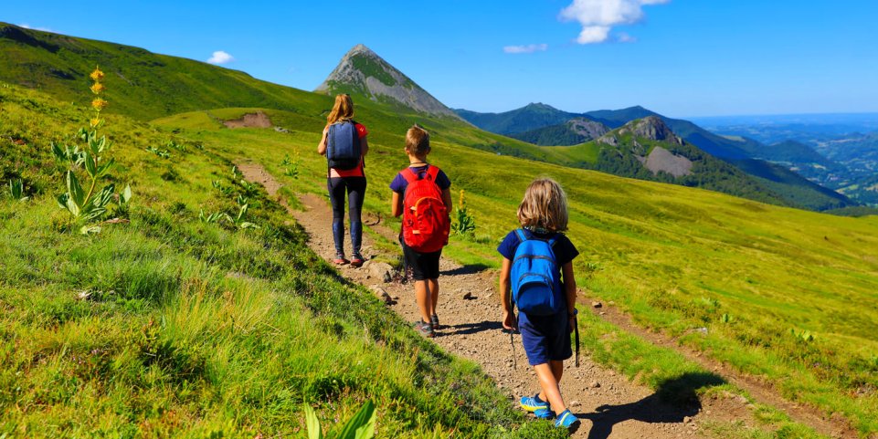  Randonnée en famille en Auvergne